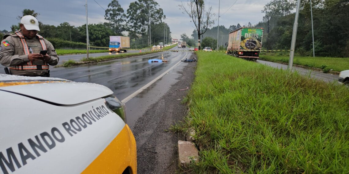 Ciclista morto em acidente na RS-239 é identificado
