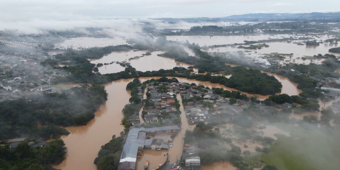 Campo Bom registra uma das maiores enchentes da história