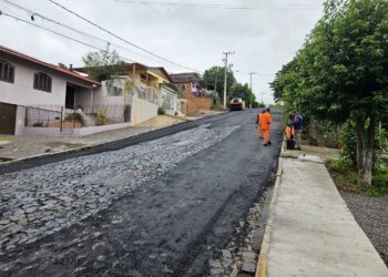 Pavimentação nos bairros de Sapiranga é retomada