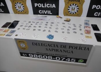 Polícia Civil de Sapiranga encontra em bar de fachada cocaína e maconha