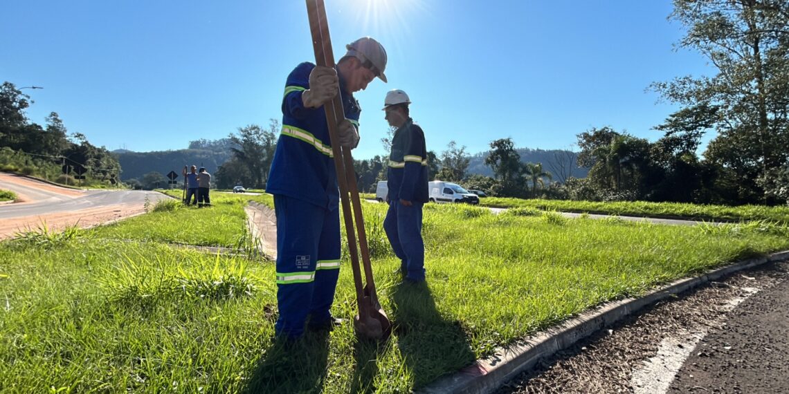 Iluminação da RS-239 no trecho de Campo Bom já está em andamento