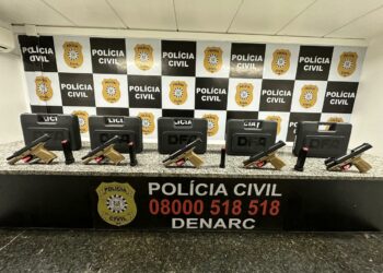 Cinco armas são apreendidas pela Polícia Civil em Campo Bom