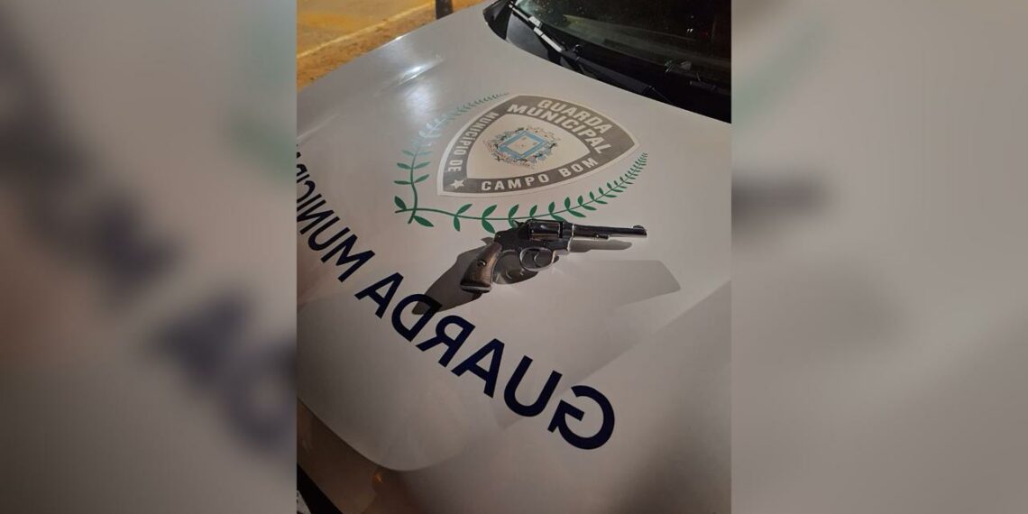 Guarda Municipal de Campo Bom detém homem por porte ilegal de arma de fogo