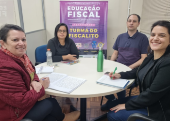 Grupo de Educação Fiscal de Sapiranga realiza reunião de avaliação das ações do 1º semestre de 2024