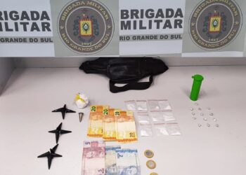 Brigada Militar apreende crack e cocaína durante ação no bairro São Luiz, em Sapiranga