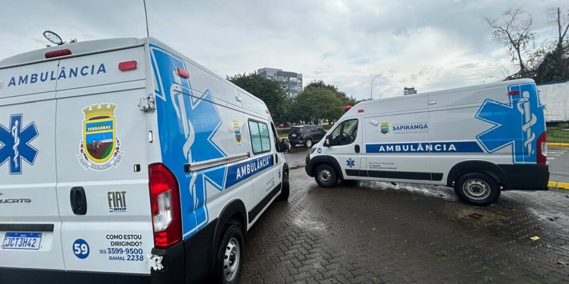 Saúde de Sapiranga recebe duas novas ambulâncias para a frota
