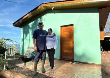 Casal de Nova Hartz realiza o sonho da nova casa após deslizamento