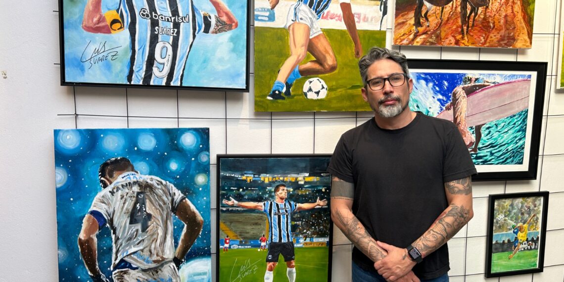 Sapiranguense Mauro Vila Real é nomeado artista oficial do Grêmio