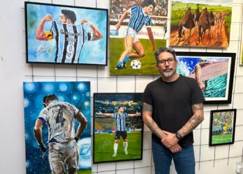 Sapiranguense Mauro Vila Real é nomeado artista oficial do Grêmio