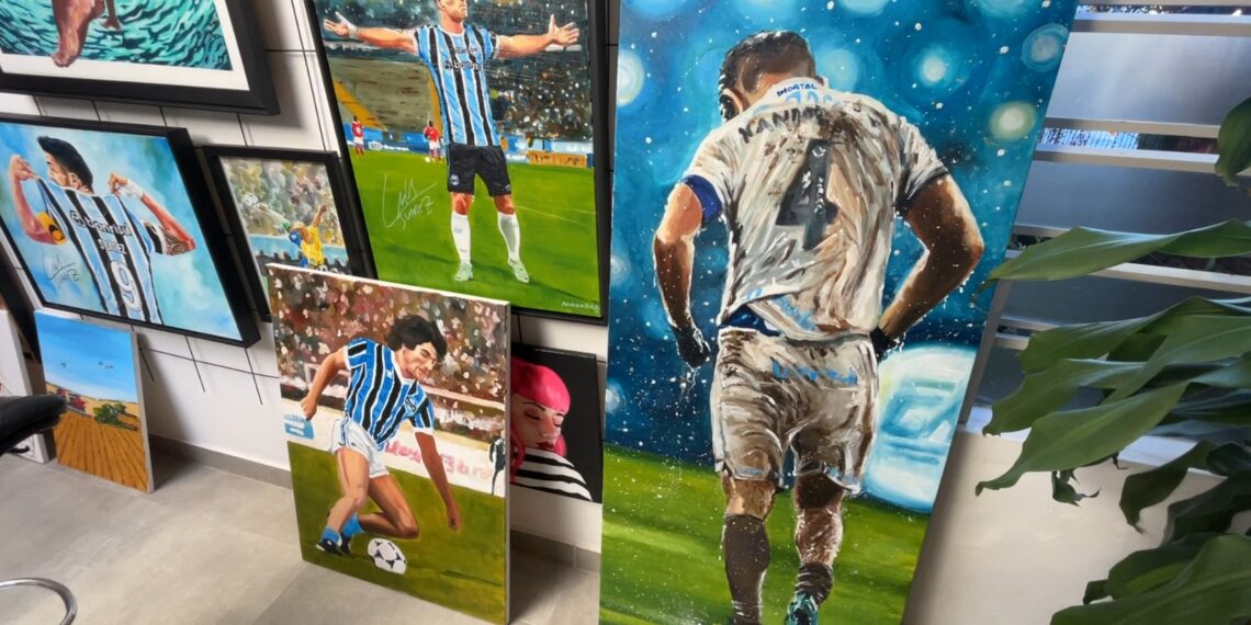 Sapiranguense Mauro Vila Real é nomeado artista oficial do Grêmio