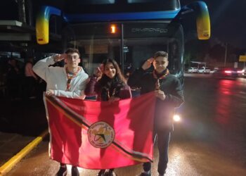 Escoteiros sapiranguenses representam o município em evento no estado de São Paulo