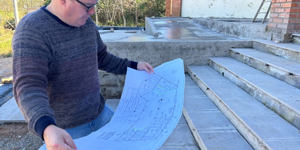 Obra da Casa do Agricultor deve estar pronta até setembro em Sapiranga