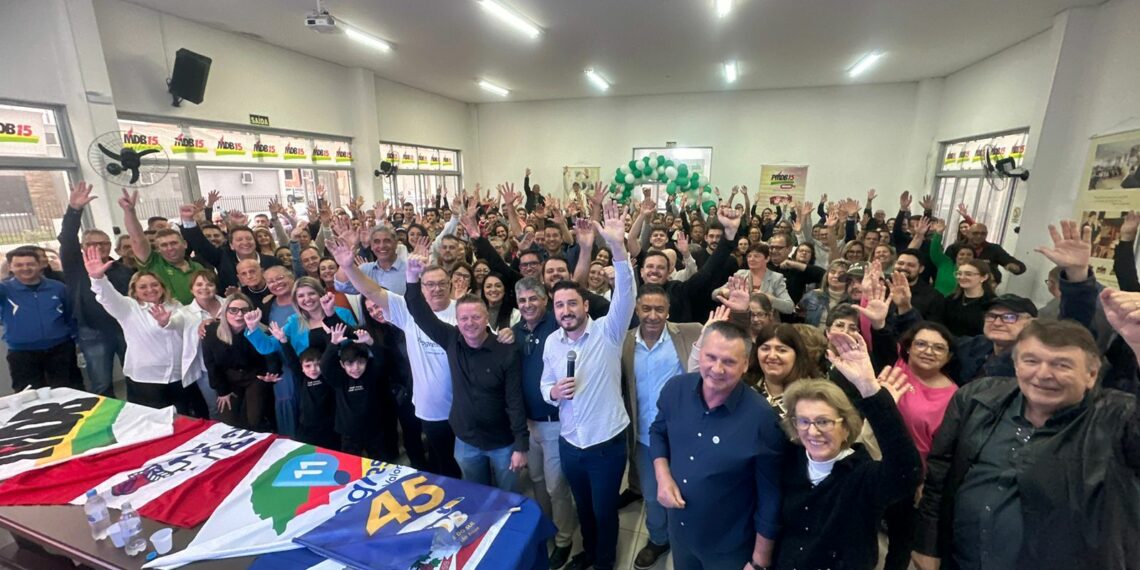 Coligação entre MDB e PDT é aprovada por unanimidade em Campo Bom