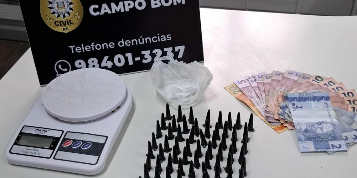 Polícia Civil apreende drogas em ponto de tráfico de Campo Bom