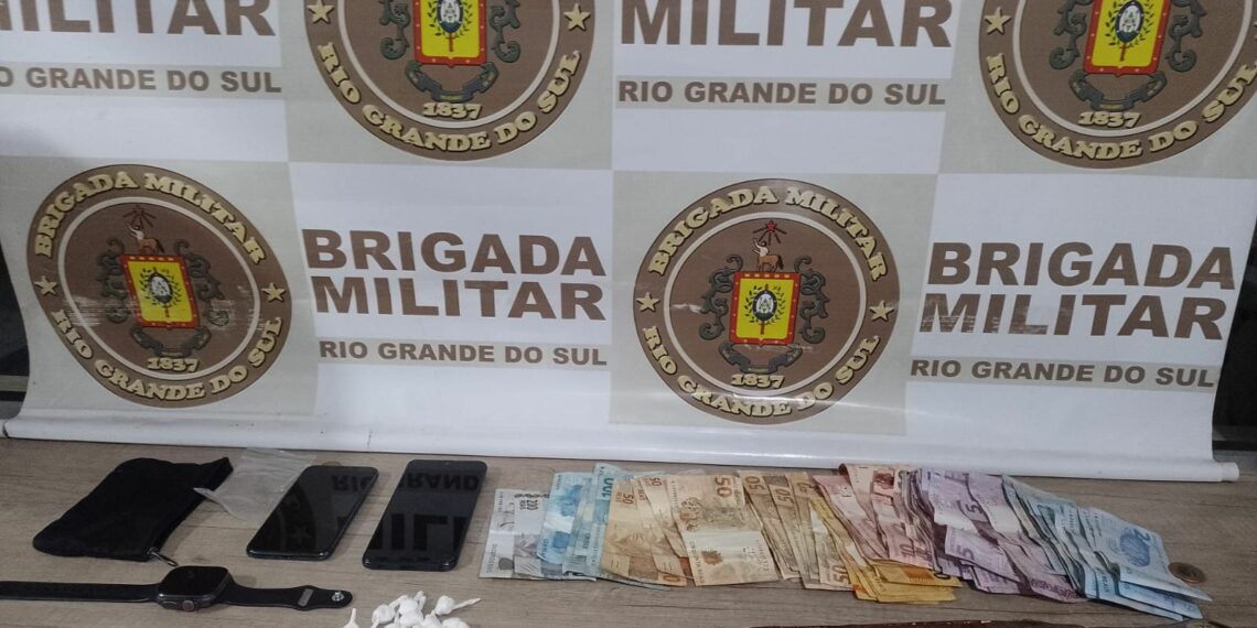 Homem é preso por tráfico de drogas no Centro de Nova Hartz
