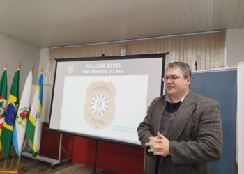 Encontro promovido pela Acisa orienta empresários sobre golpes e extorsões no comércio, em Sapiranga