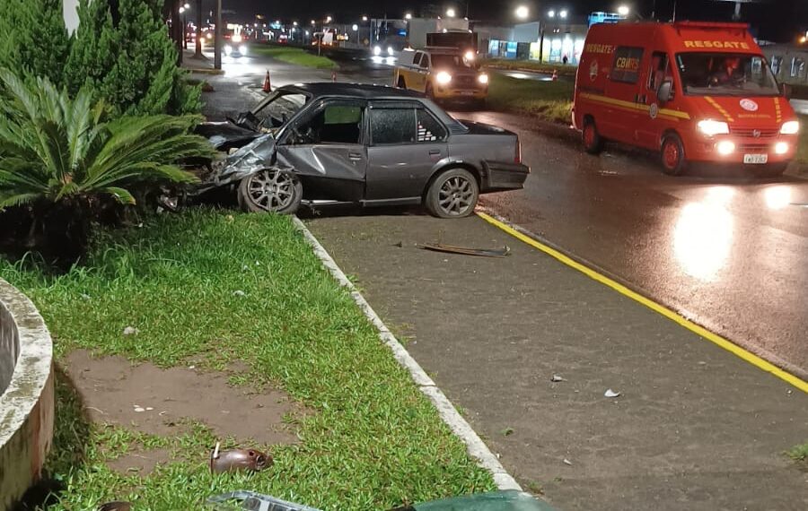 Uma pessoa fica ferida em acidente na RS-239 em Sapiranga
