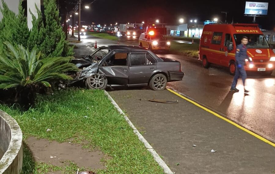 Uma pessoa fica ferida em acidente na RS-239 em Sapiranga