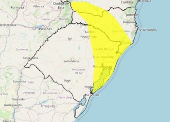 Tempestades avançam sobre o Rio Grande do Sul; Inmet emite novos alertas