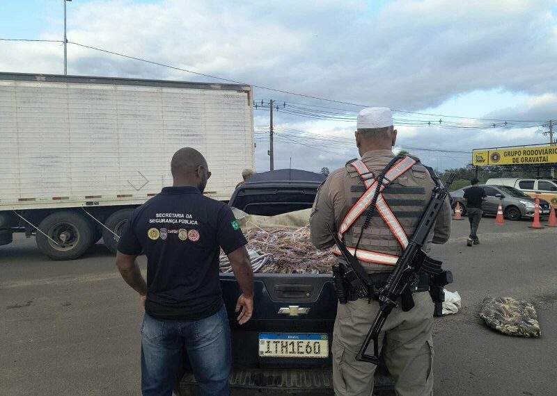 Secretaria Estadual deflagra 48ª Operação Fios e Cabos em Campo Bom e apreende mais de 350 kg de material