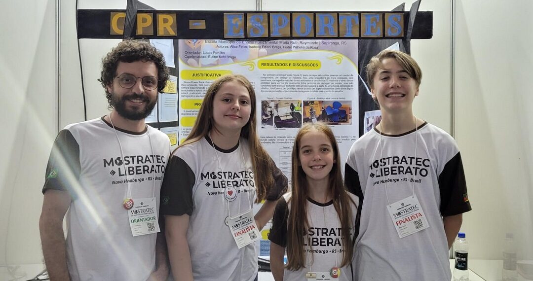 Dez trabalhos de estudantes sapiranguenses participam da Mostratec Júnior