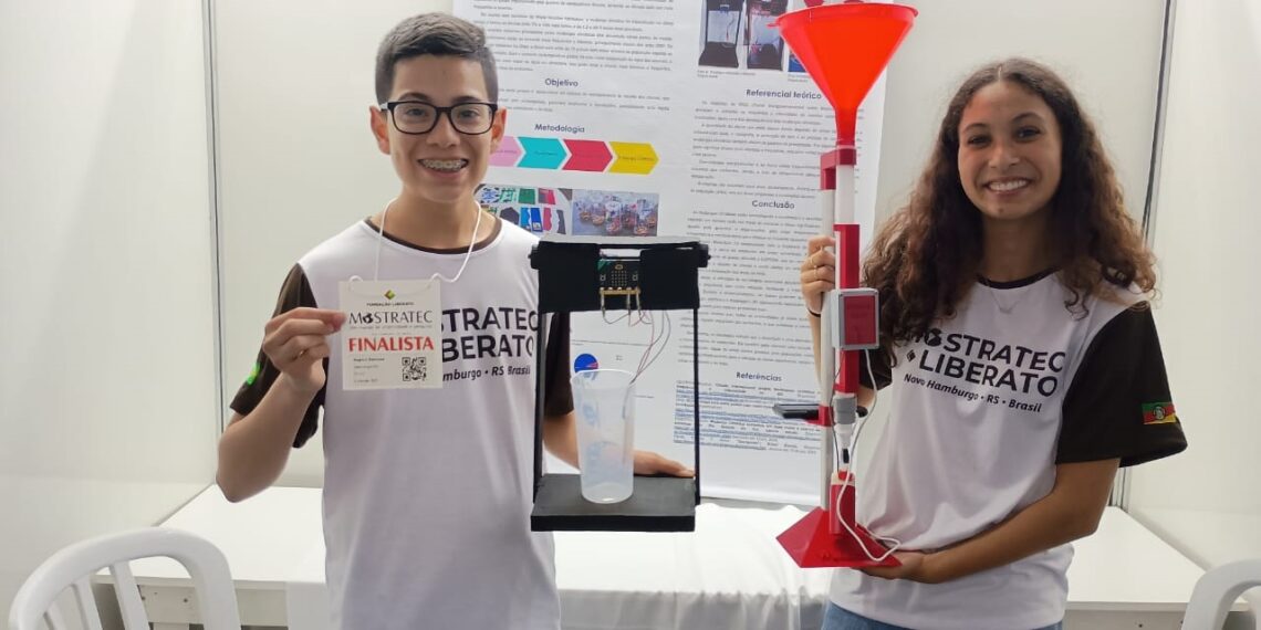 Projeto científico de estudantes da CME Érico Veríssimo de Sapiranga se destaca em feiras