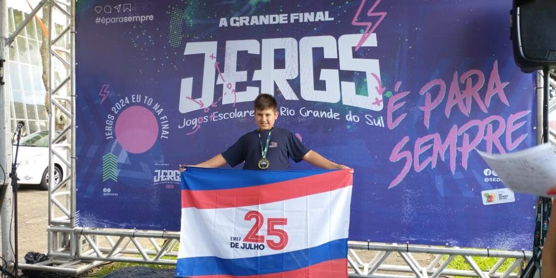 Tênis de Mesa Infantil tem aluno de Campo Bom campeão