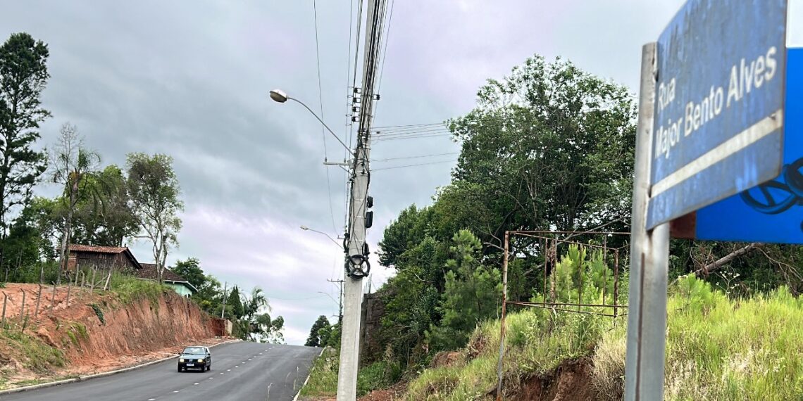 Obras de asfaltamento na rua Major Bento Alves e na Av. 20 de Setembro são concluídas em Sapiranga