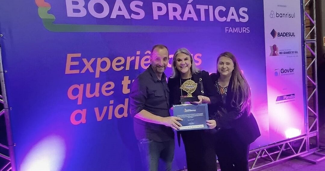 Sapiranga é premiada em duas categorias no 6º Prêmio Boas Práticas