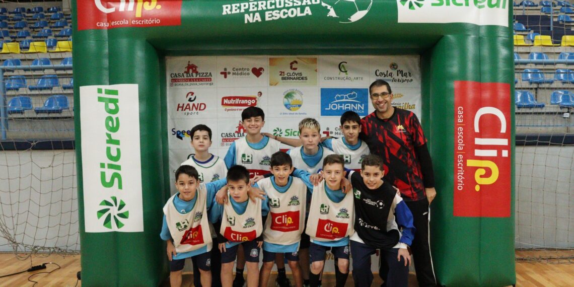 Copa Repercussão na Escola de Futsal SICREDI/CLIP define seus campeões ao fim da etapa de Campo Bom