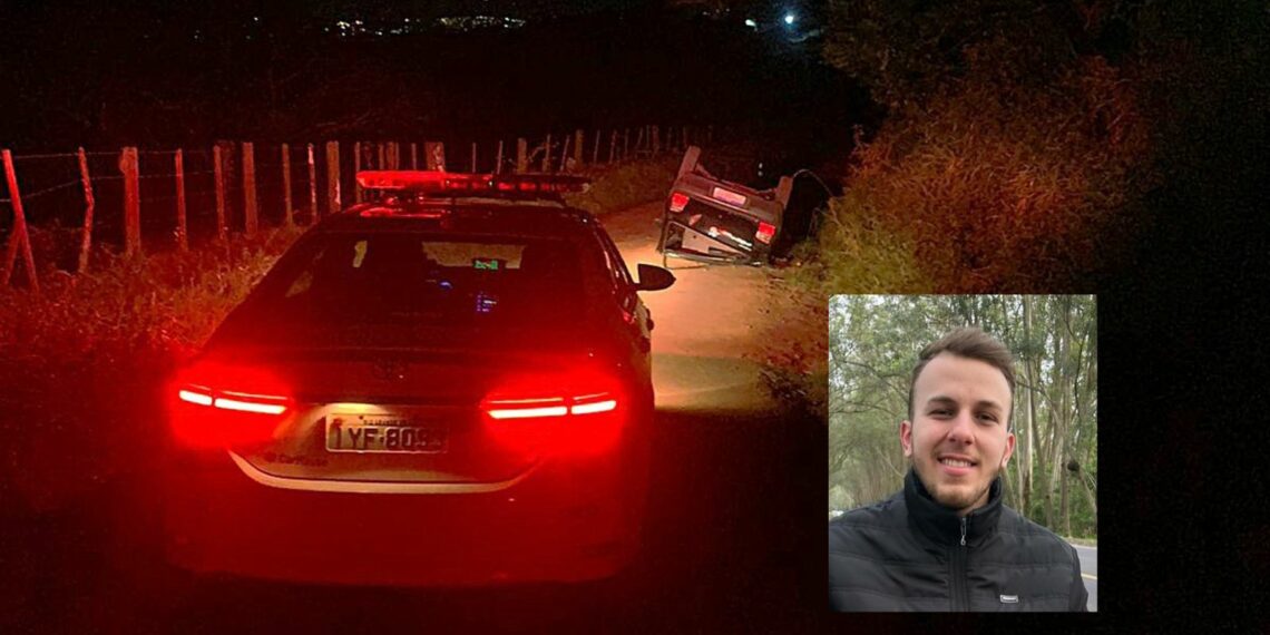 Motorista de Campo Bom morre após acidente com capotamento em Novo Hamburgo