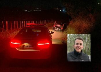 Motorista de Campo Bom morre após acidente com capotamento em Novo Hamburgo
