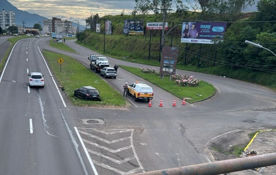 Dois acidentes com diferença de 20 minutos deixam três pessoas com ferimentos graves em Sapiranga