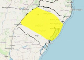 Ventos intensos e chuva retornam ao RS nesta segunda-feira (11)