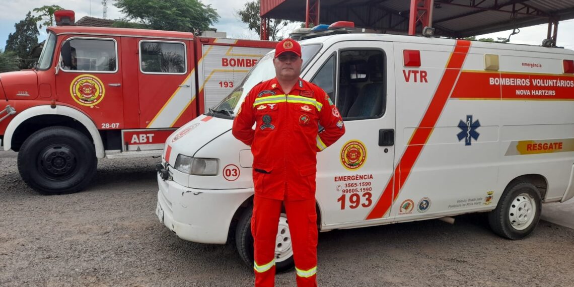 Bebê engasgado é salvo por bombeiro voluntário de  Nova Hartz: “orgulho em servir, isso é muito gratificante”