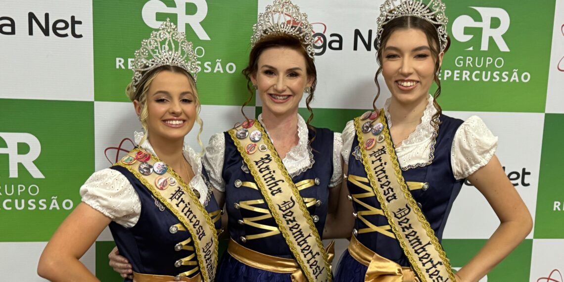 Soberanas da Dezemberfest de Nova Hartz: beleza, história e amor pela tradição, conheça nossas integrantes da corte