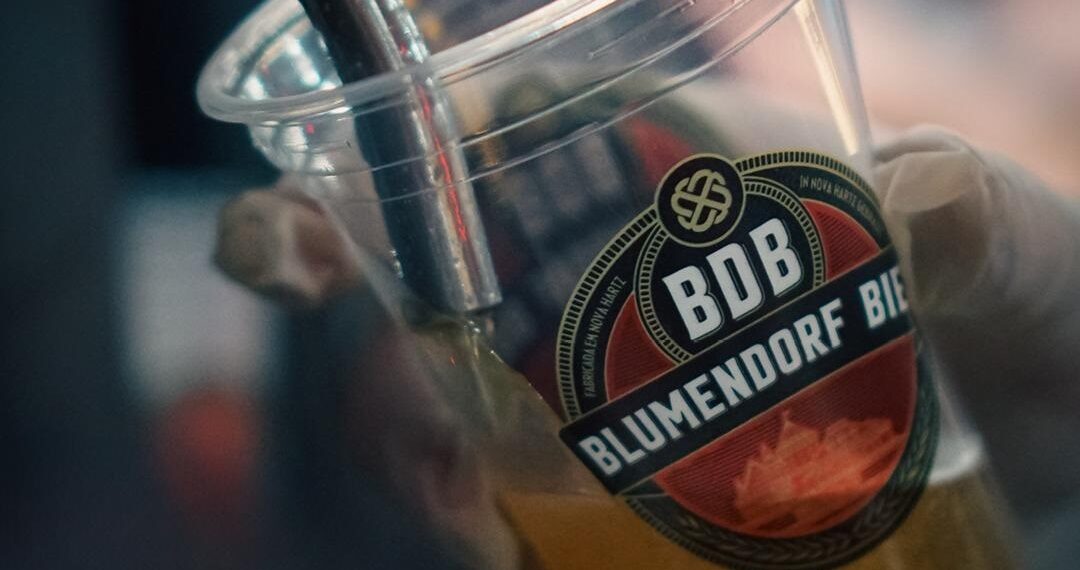 Blumendorf Bier é o chope da 7ª Dezemberfest