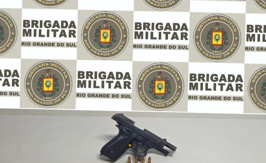 Brigada Militar apreende arma de fogo em Campo Bom