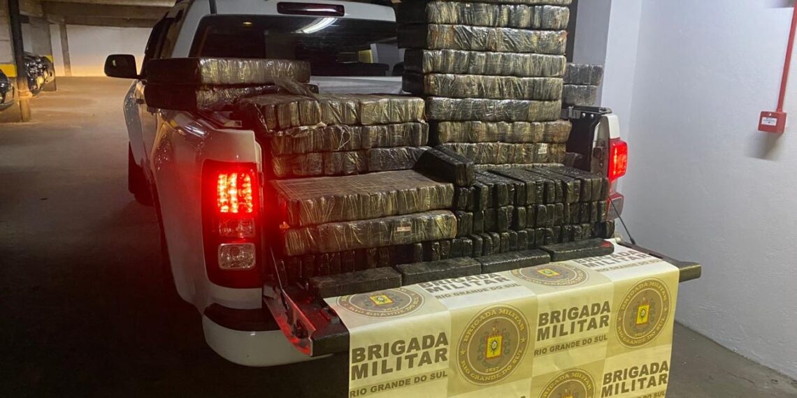 Droga que seria distribuída na região é apreendida pela Brigada Militar em Portão