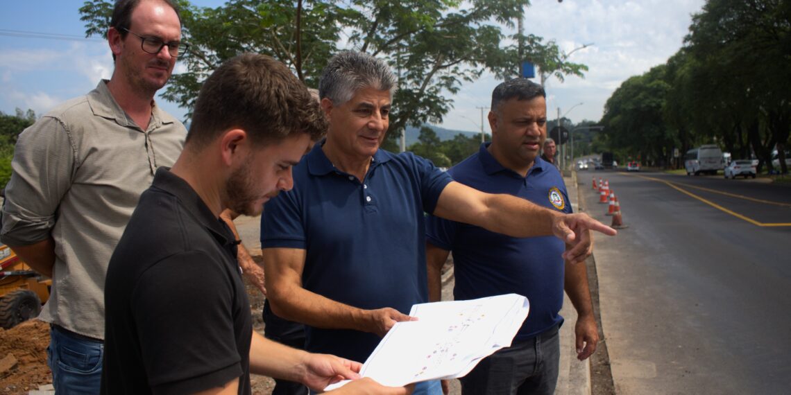 Av. dos Municípios, em Campo Bom, recebe repintura das faixas de pedestres e rotatórias a partir desta quarta-feira