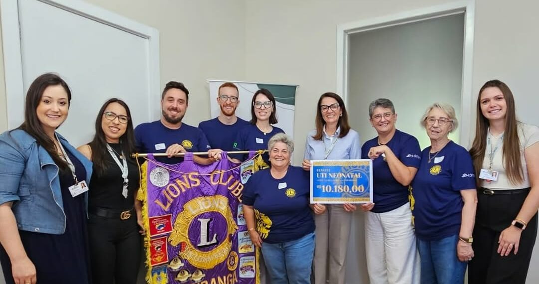 Lions Clube Sapiranga Ferrabraz entrega doações ao Hospital Sapiranga