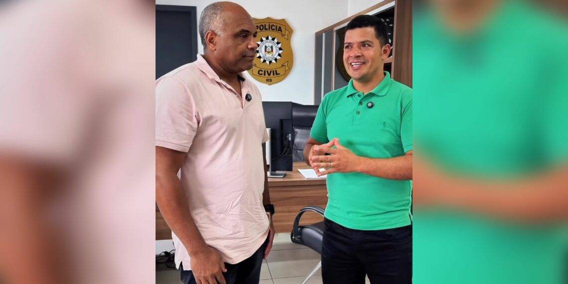 Prefeito de Araricá, Oseas Garcia anuncia posto da Polícia Civil na cidade