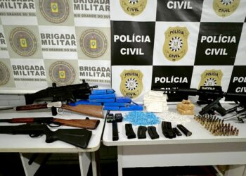 Arsenal encontrado em Campo Bom tem relação com furto de loja especializada em Novo Hamburgo