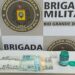 Brigada Militar de Nova Hartz prende dois homens por tráfico de drogas