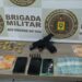 Brigada Militar efetua prisão por porte ilegal de arma de fogo e tráfico de drogas em Nova Hartz