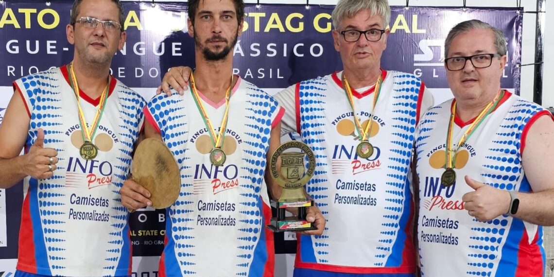 Info Press Camisetas GARRA é campeã de torneio estadual de Pingue-Pongue