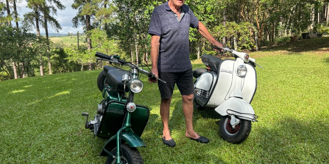 Ex-mecânico e apaixonado por Lambrettas: conheça a história do sapiranguense Irineo Reich