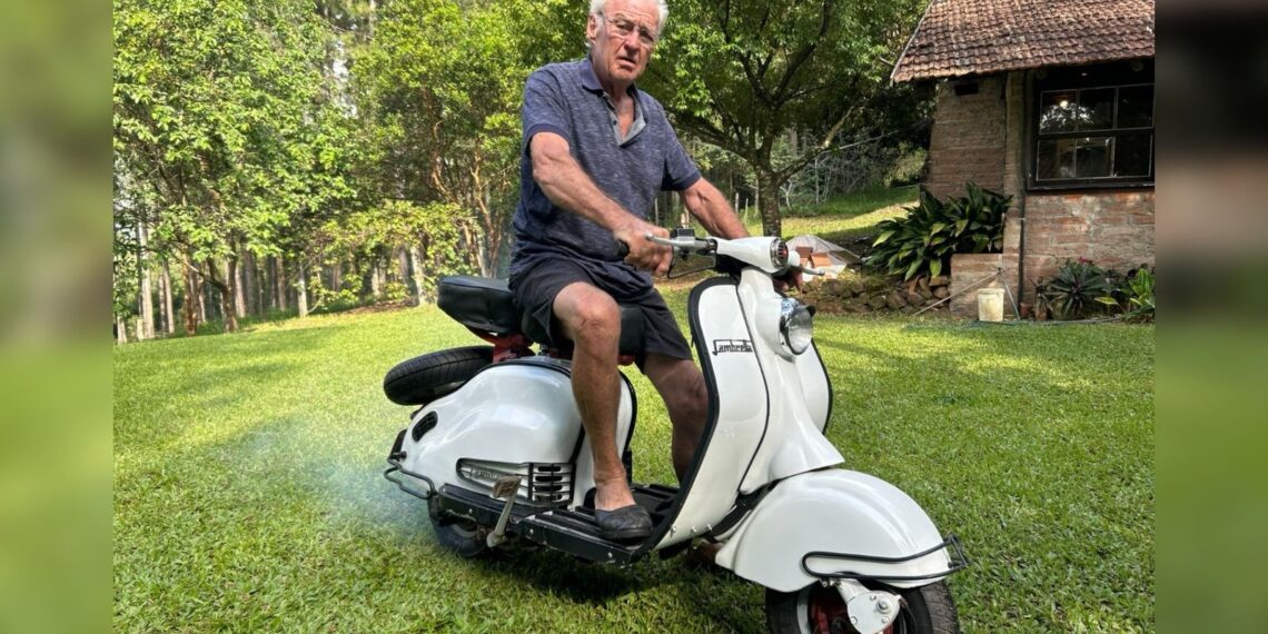 Ex-mecânico e apaixonado por Lambrettas: conheça a história do sapiranguense Irineo Reich