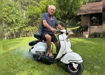Ex-mecânico e apaixonado por Lambrettas: conheça a história do sapiranguense Irineo Reich