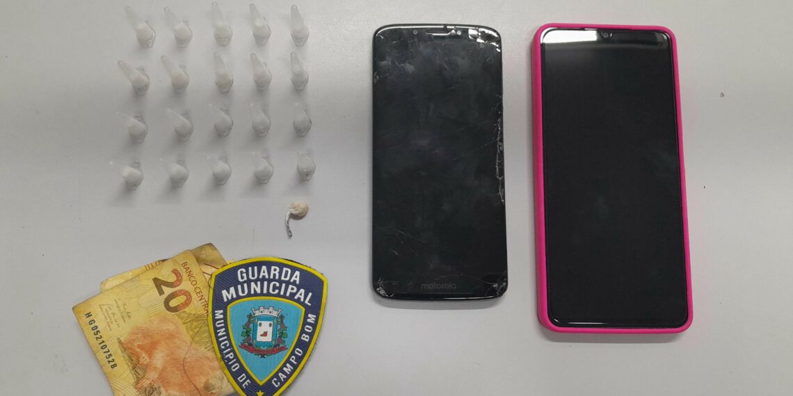 Guarda Municipal de Campo Bom prende homem por tráfico de drogas